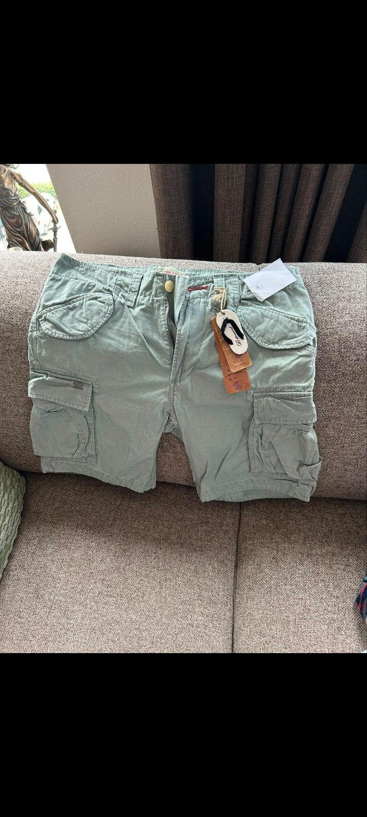 Nieuwe Dstrezzed cargo shorts - maat 29 (S), Kleding | Heren, Dstrezzed, Nieuw, Ophalen of Verzenden, Groen