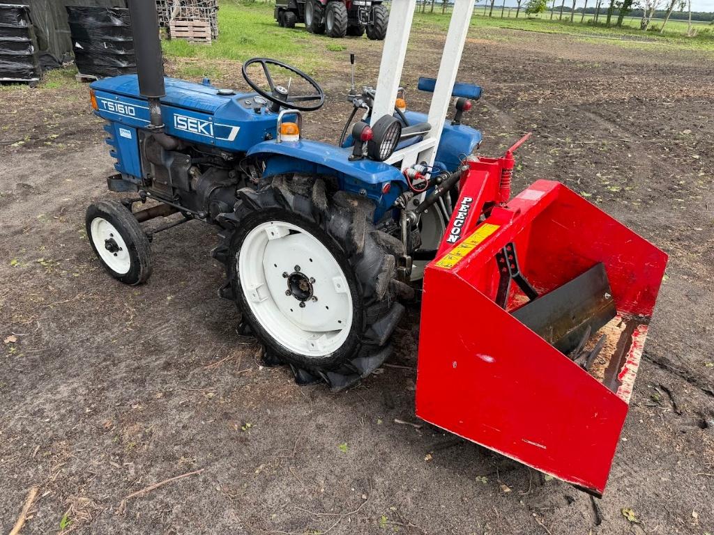 iseki  TS1610 DIESEL minitractor met grondbak en toebehoren, Ophalen, Gebruikt, Versnellingen, Iseki