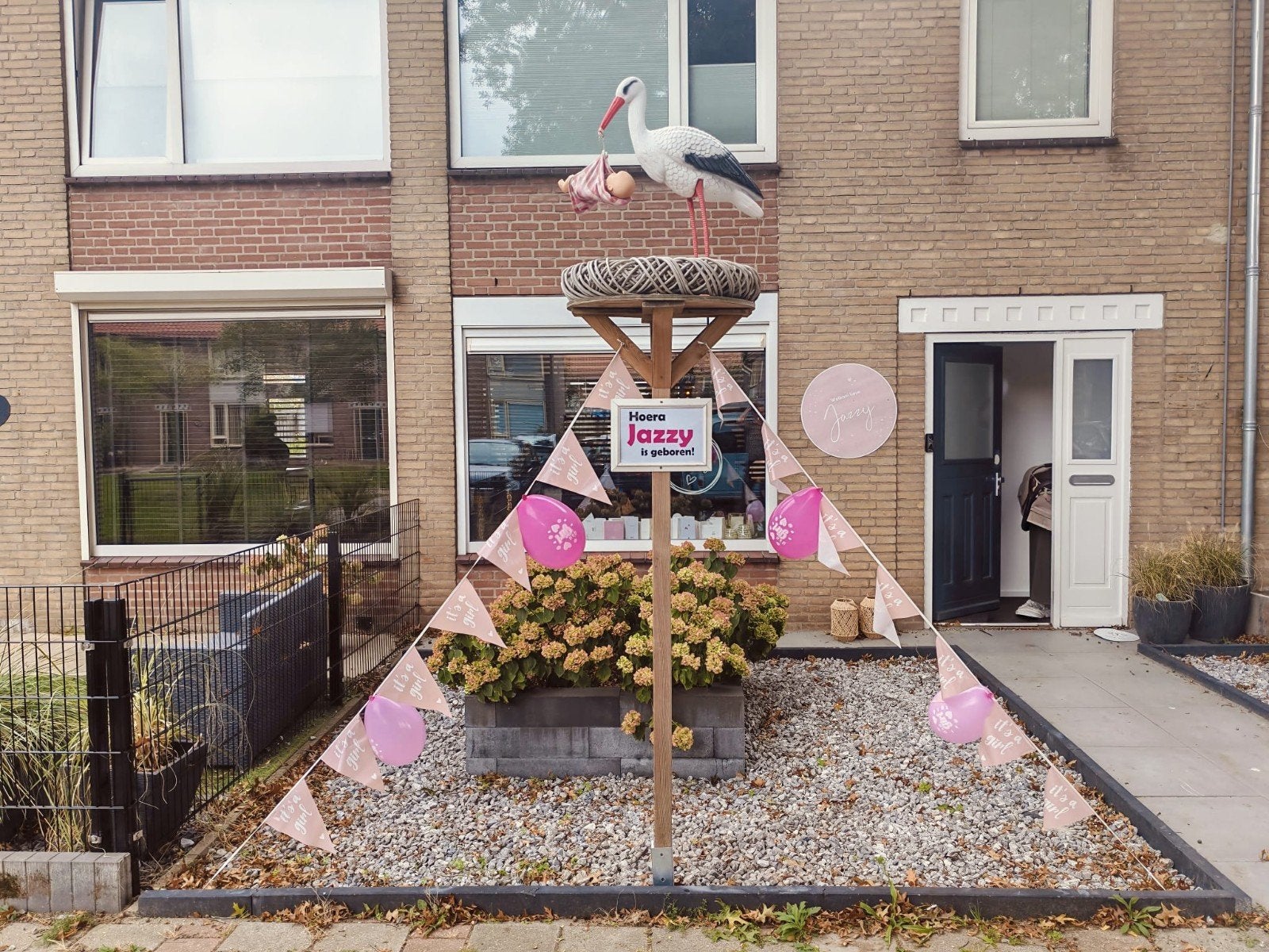 Mooie geboorte ooievaar te huur!, Ophalen, Zo goed als nieuw