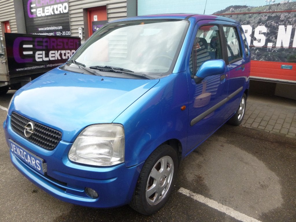 Opel Agila 1.2 ZUINIGE hoogzitter,APK 7-2027,stuurbekr. etc., Voorwielaandrijving, Metallic lak, 4 cilinders, 4 stoelen