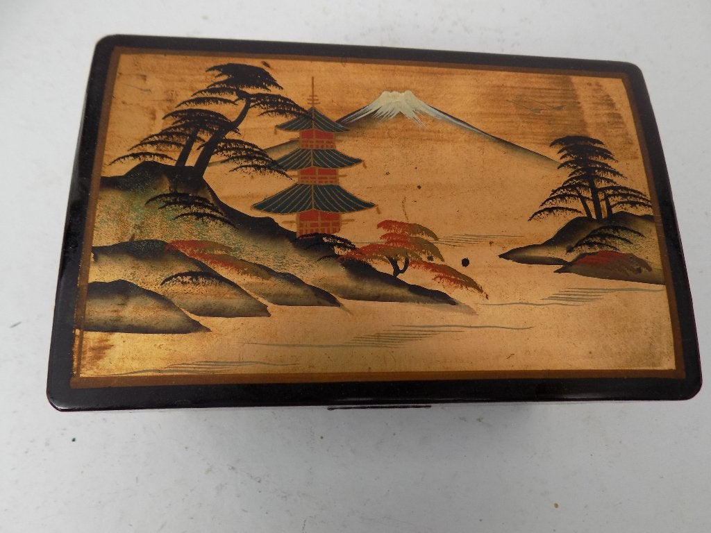 Muziekdoos jaren 50 60 Japan, Ophalen of Verzenden, Gebruikt, Hout
