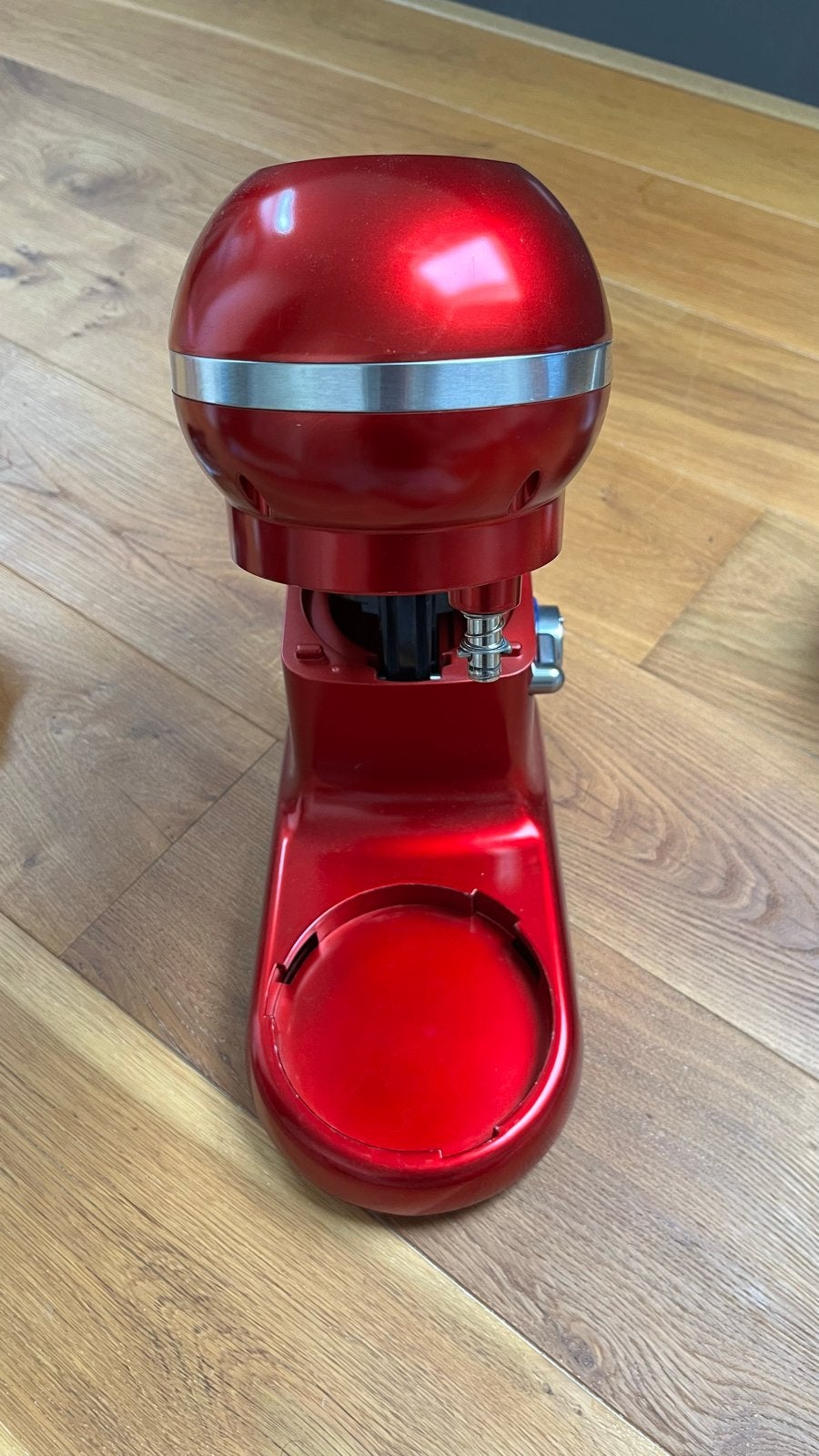 Bourgini Keukenmachine Rood - Zo goed als nieuw, Witgoed en Apparatuur, Keukenmixers, 3 snelheden of meer, Ophalen of Verzenden