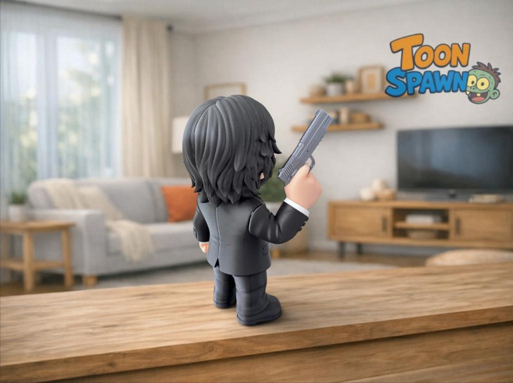Mario Wick Beeld 30cm – Mario x John Wick, Ophalen of Verzenden, Nieuw, Fantasy