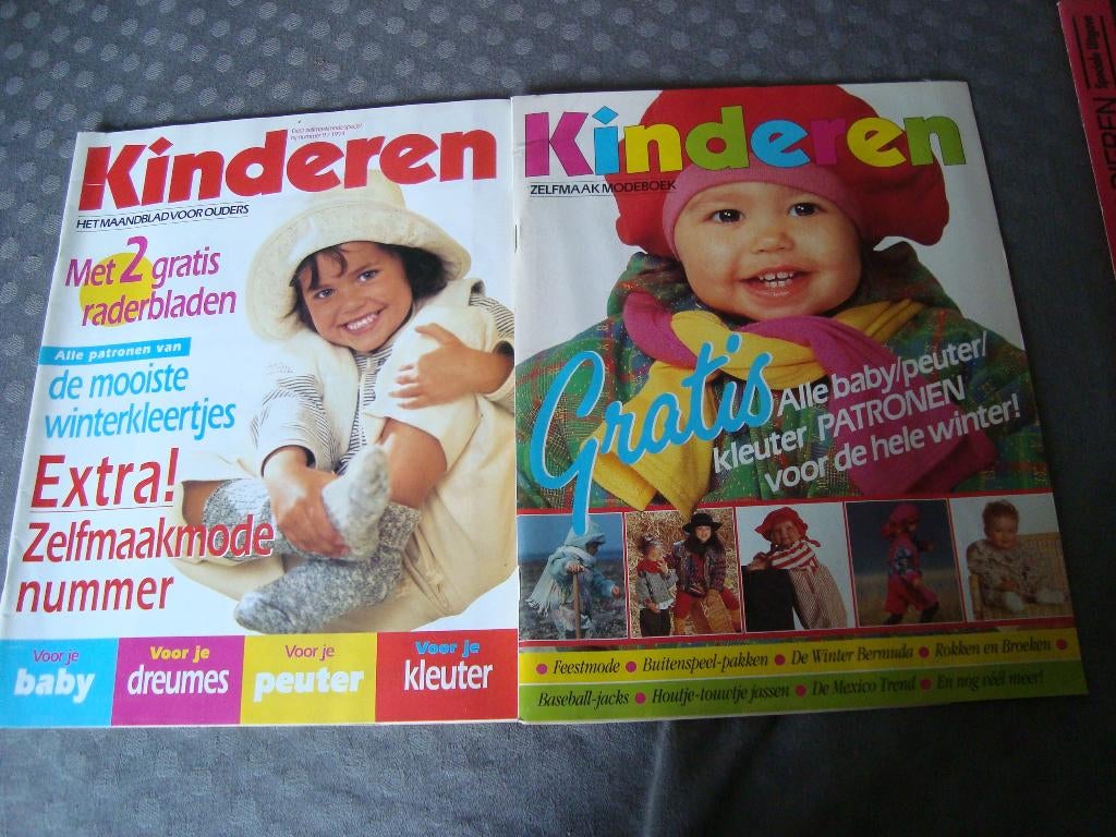 2 x kinderen, Ophalen of Verzenden, Zo goed als nieuw, Breien, Patroon of Boek