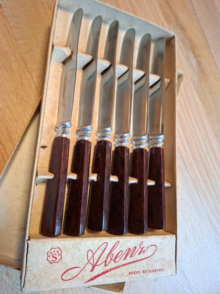 6 vintage messen Abenz, Antiek en Kunst, Ophalen of Verzenden