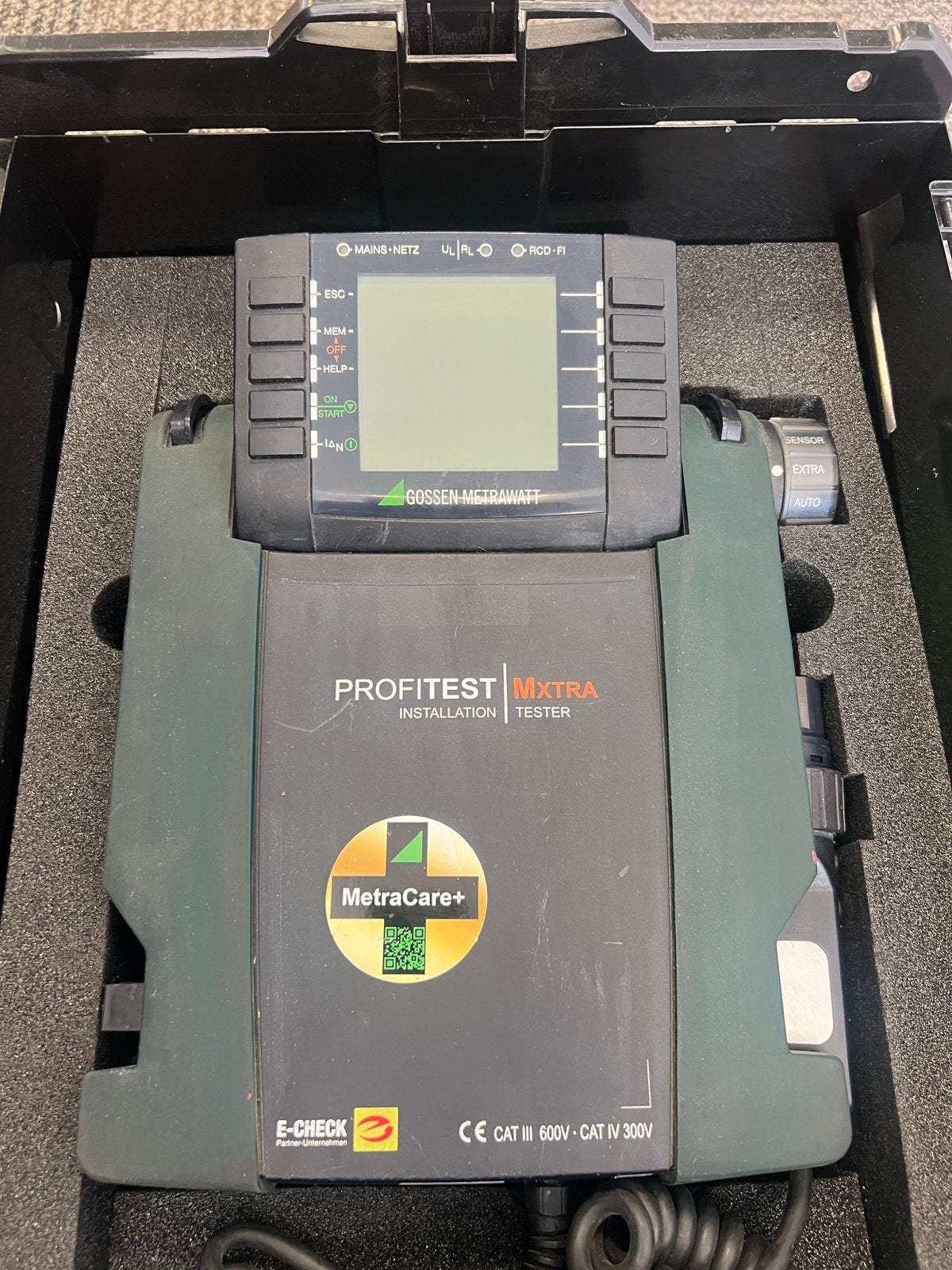 Gossen Metrawatt Profitest Mxtra M520P Installatietester, Doe-het-zelf en Verbouw, Verzenden, Gebruikt, Elektriciteit