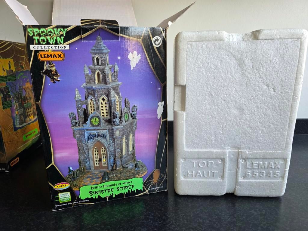 Defect! Lees ad aub! Retired Spooky Town Lemax spooky town, Diversen, Kerst, Ophalen of Verzenden, Gebruikt