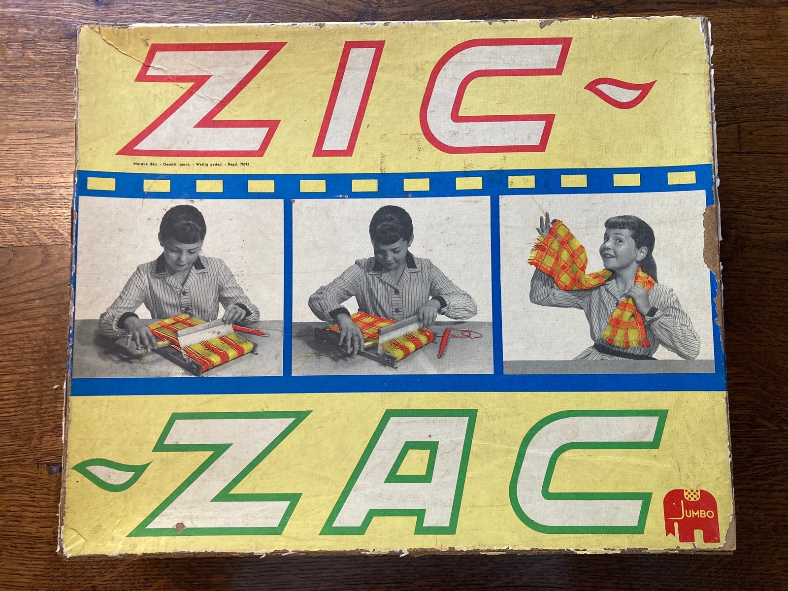 Weefraam Jumbo ZIC ZAC VINTAGE compleet, Ophalen of Verzenden, Gebruikt