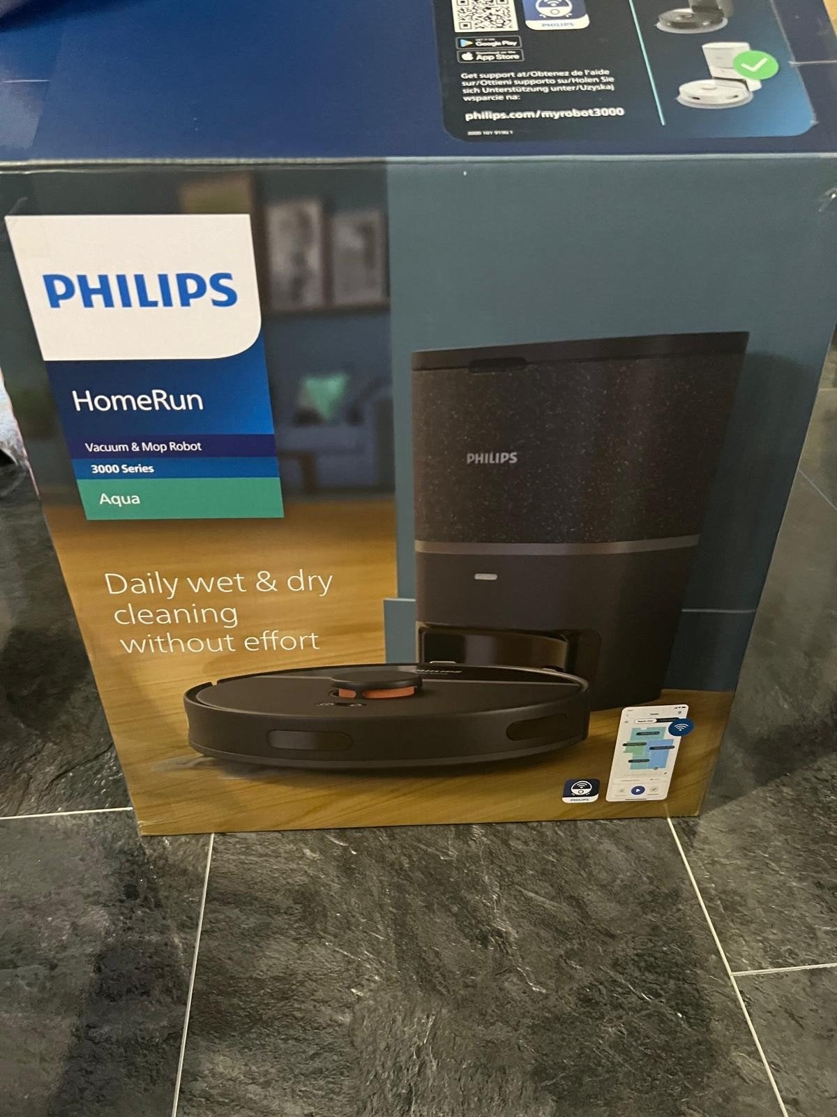 Philips robotstofzuiger met leegstation, Witgoed en Apparatuur, Stofzuigers, Ophalen, Robotstofzuiger