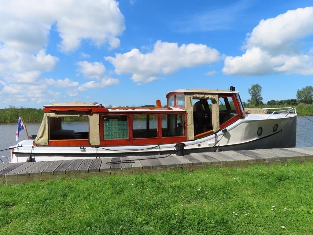 Bakdekker Friesland, Watersport en Boten, Motorboten en Motorjachten, Gebruikt, Boegschroef, Koelkast, Toilet, Ophalen of Verzenden