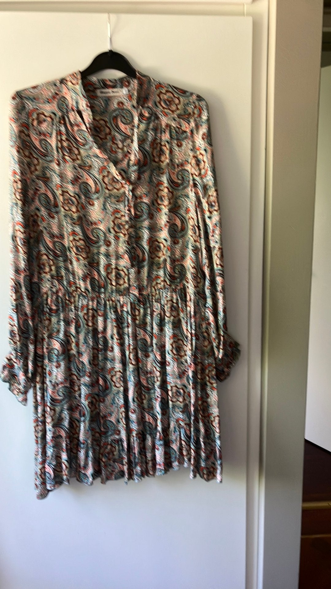 Maggie Sweet. Boho kleurrijk Paisley dessin zomerjurk. 4, Maat 38/40 (M), Overige kleuren, Ophalen of Verzenden, Zo goed als nieuw
