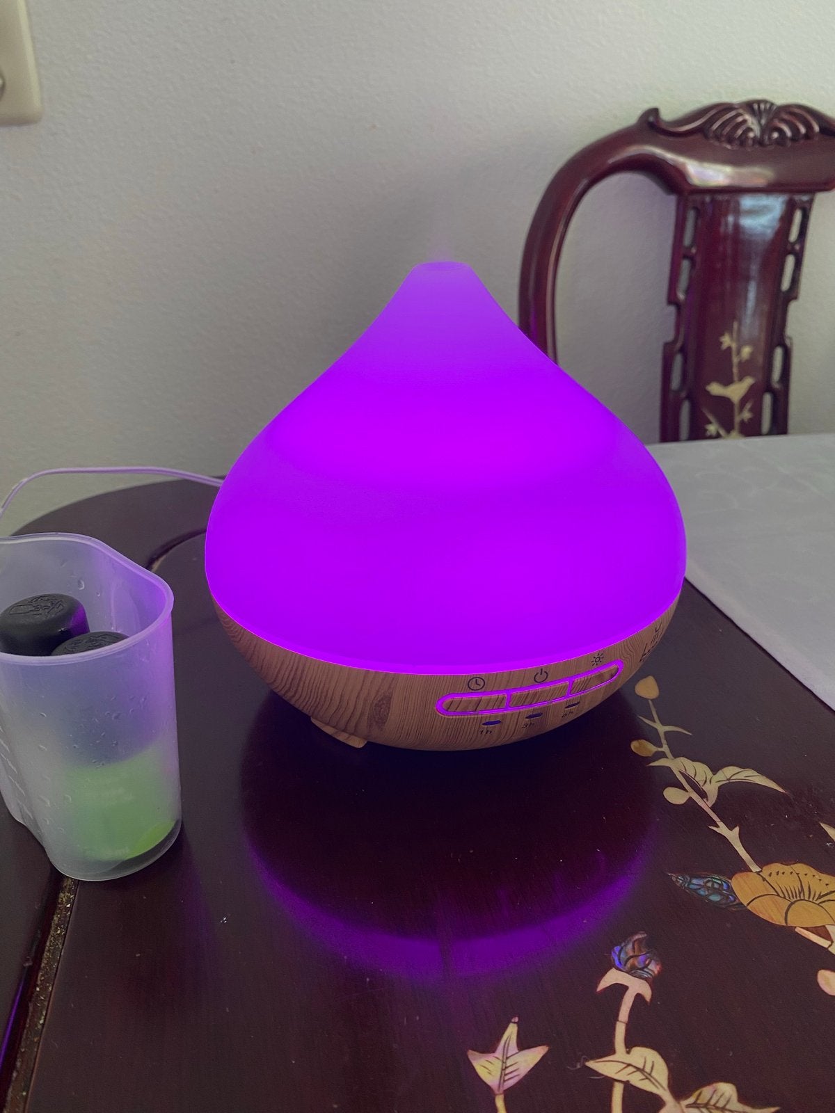 Aroma Diffuser met LED Verlichting - Diverse Kleuren, Ophalen, Gebruikt, Meerkleurig, Kunststof