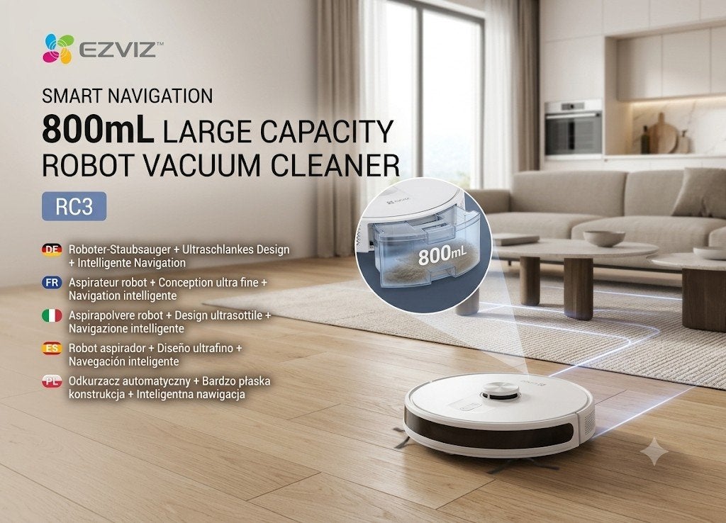 EZVIZ RC3 robot stofzuiger, Ophalen of Verzenden