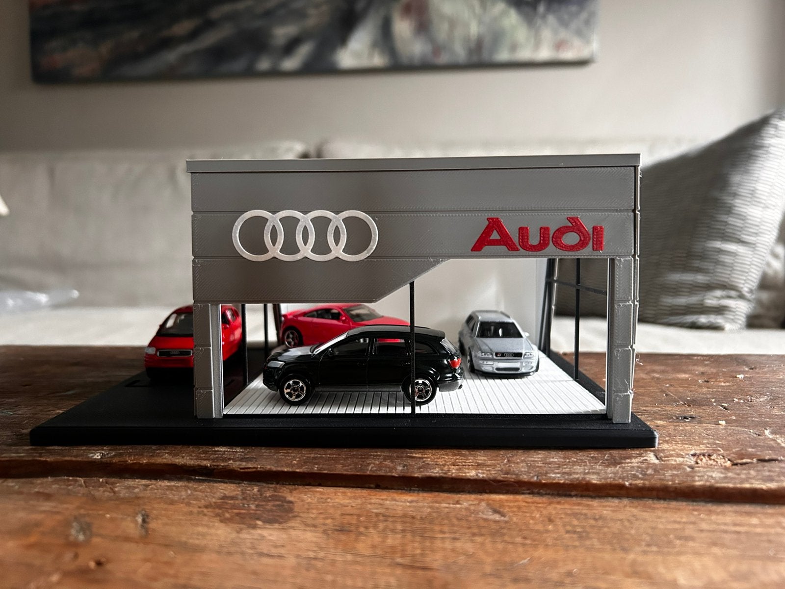 Audi showroom diorama 1/64, Hobby en Vrije tijd, Ophalen of Verzenden, Nieuw, Auto