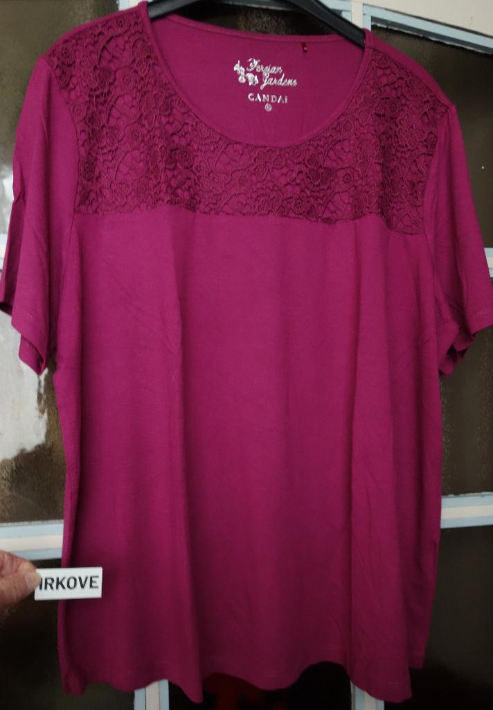 CYCLAAM NIEUW SHIRT MET KANT * Maat XL *, Verzenden, Nieuw, Shirt of Top, Roze