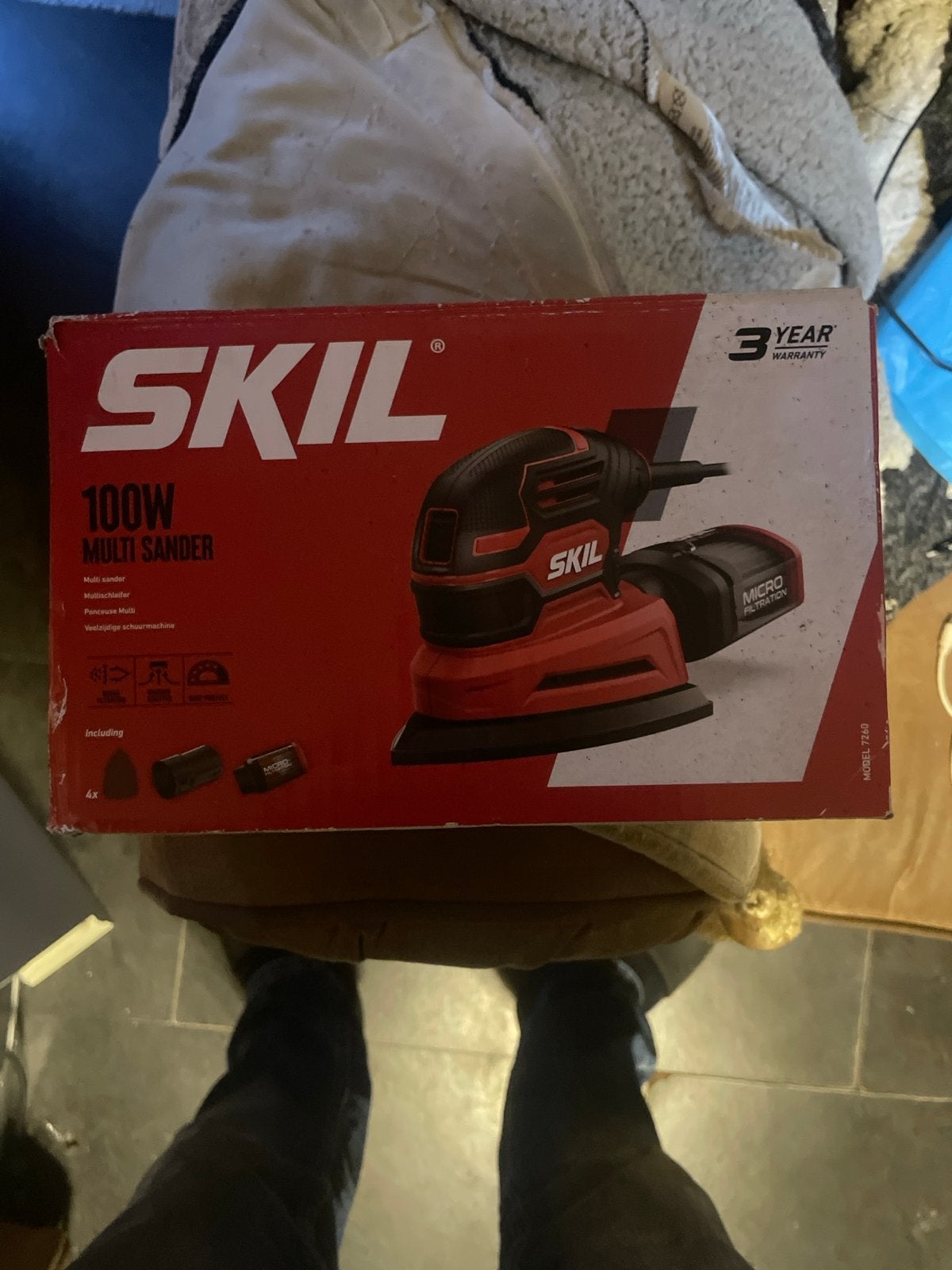 SKIL 100W Multi Sander - Nieuw in doos, Ophalen of Verzenden, Nieuw, Minder dan 600 watt, Overige typen