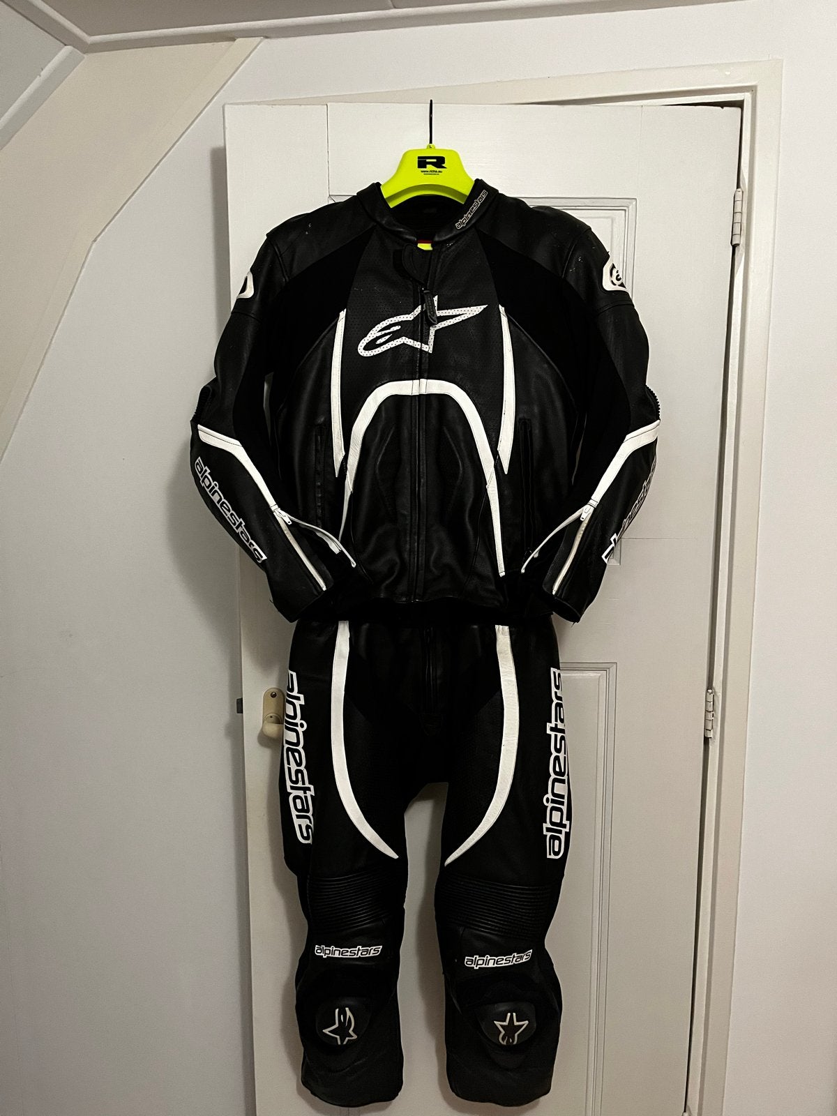 Alpinestars Leren Combipak - Maat 52 (USA 42), Ophalen of Verzenden, Tweedehands, Heren, Combipak
