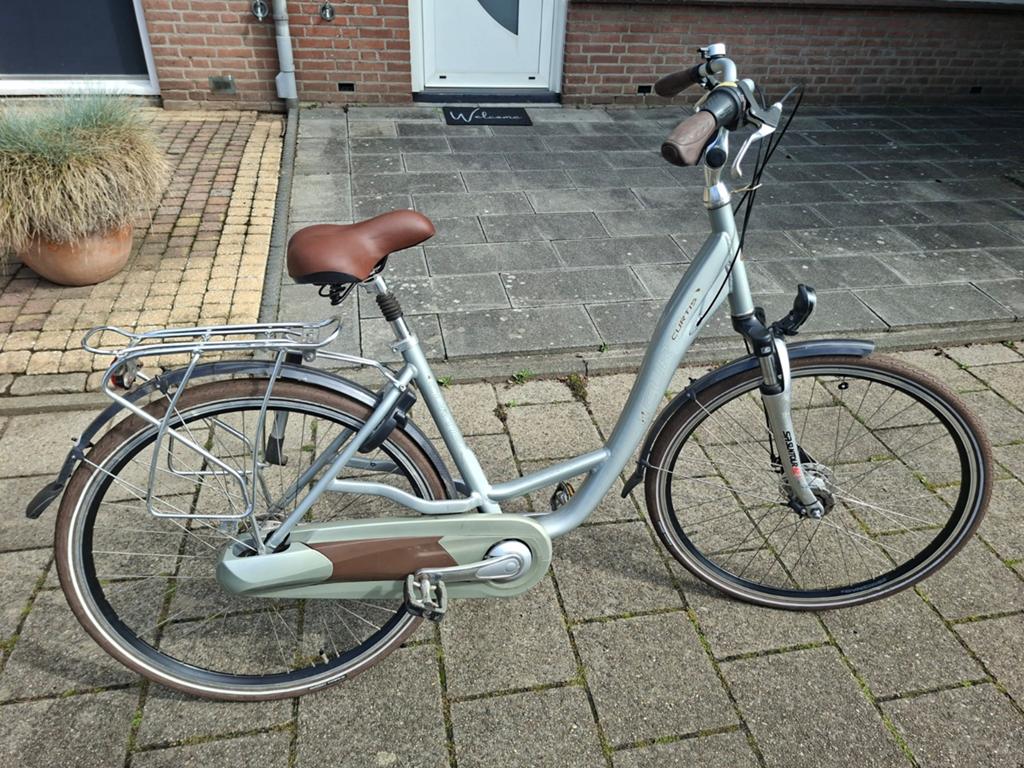 Curtis damesfiets 28 inch 7 versnellingen, Fietsen en Brommers, Elektrische fietsen, Ophalen of Verzenden, Zo goed als nieuw, Overige merken