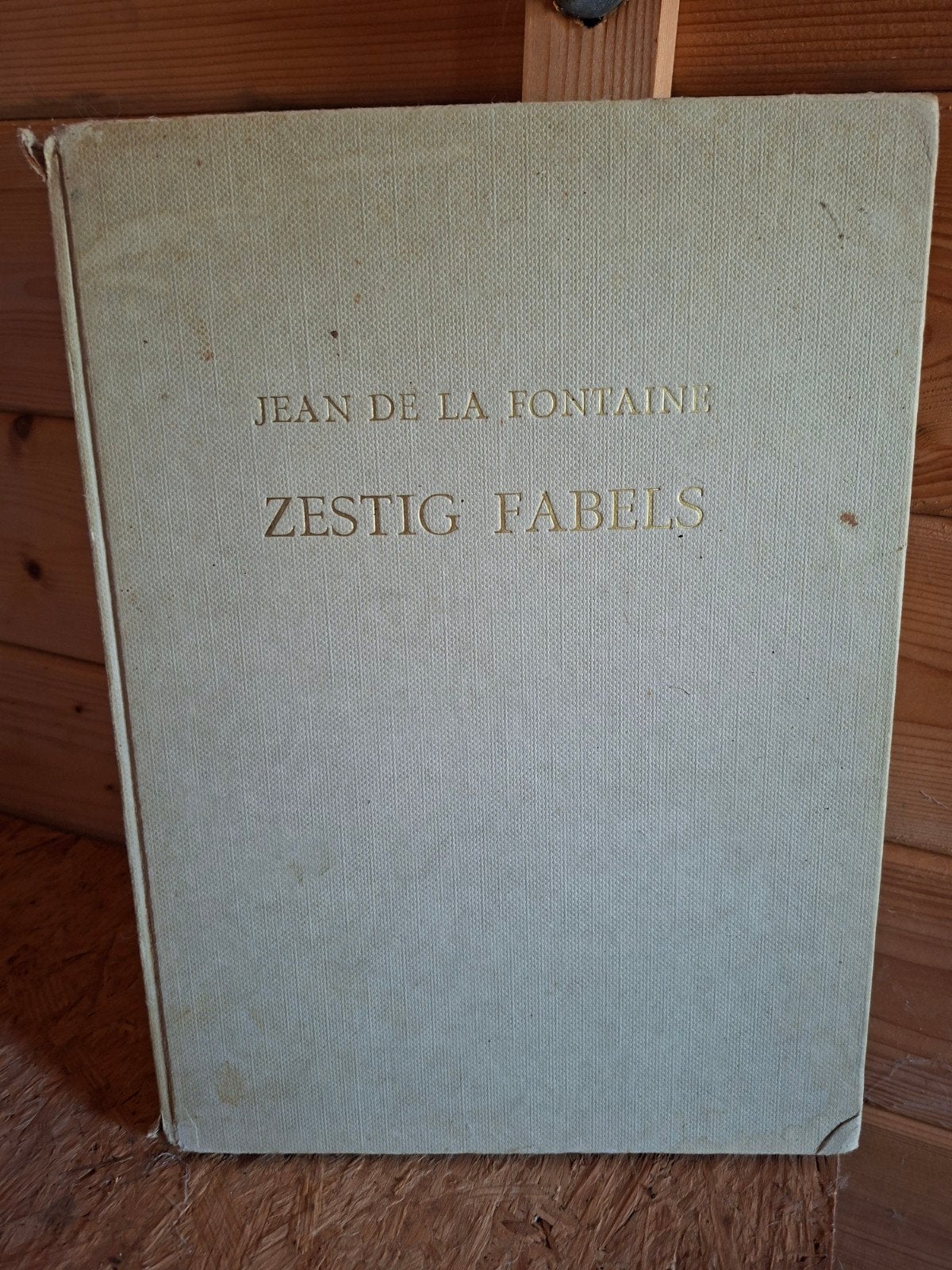 Vintage boek Zestig Fabels Jean de la Fontaine, Boeken, Ophalen of Verzenden, Gelezen