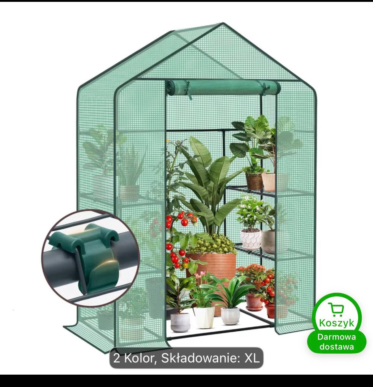 Gebruikte kas / tuinkas – €25, Tuin en Terras, Ophalen, Glas, Zo goed als nieuw, Aluminium