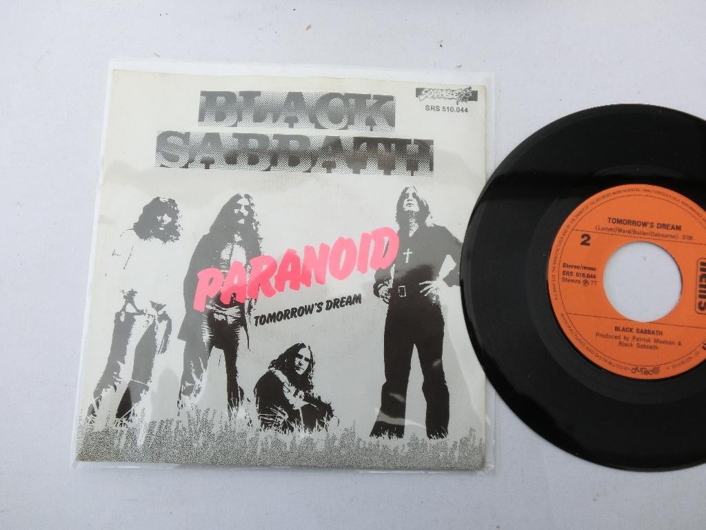 Black Sabbath  Paranoid, Cd's en Dvd's, Vinyl Singles, 7 inch, Single, Ophalen of Verzenden, Zo goed als nieuw