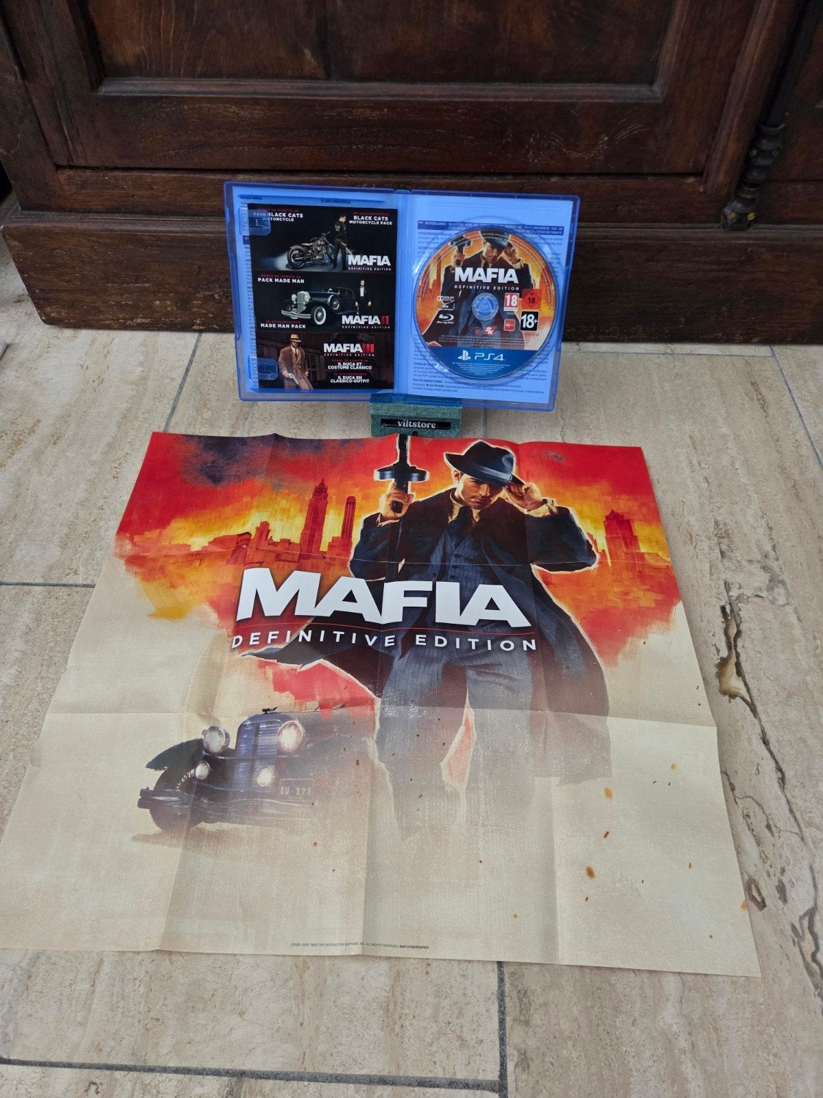 Mafia: Definitive Edition PS4 - Inclusief poster, Spelcomputers en Games, Avontuur en Actie, Vanaf 18 jaar, 1 speler, Ophalen of Verzenden