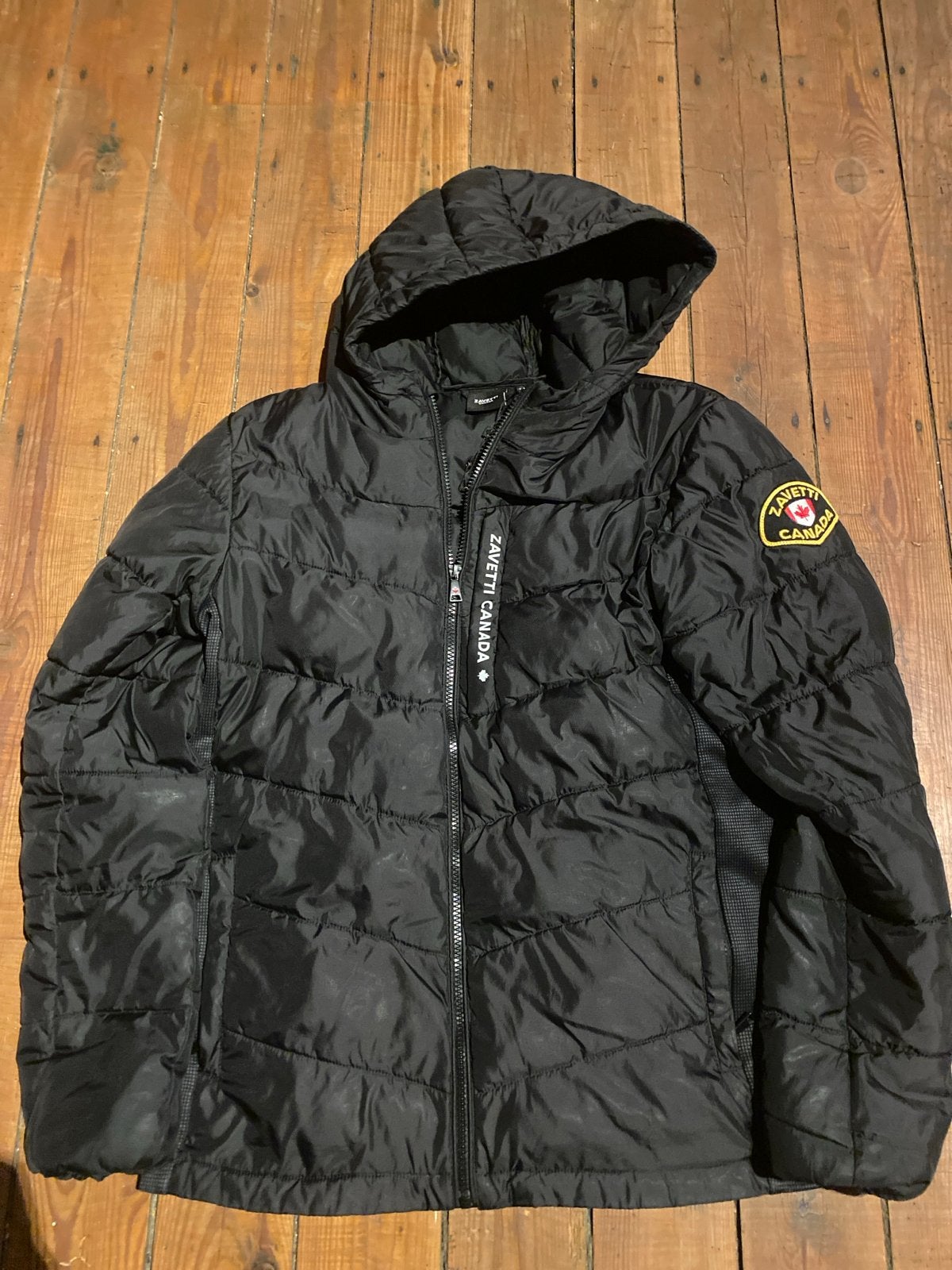 Zavetti Canada Pufferjack - Maat XL Kids, Ophalen, Zo goed als nieuw, Overige maten, Zwart