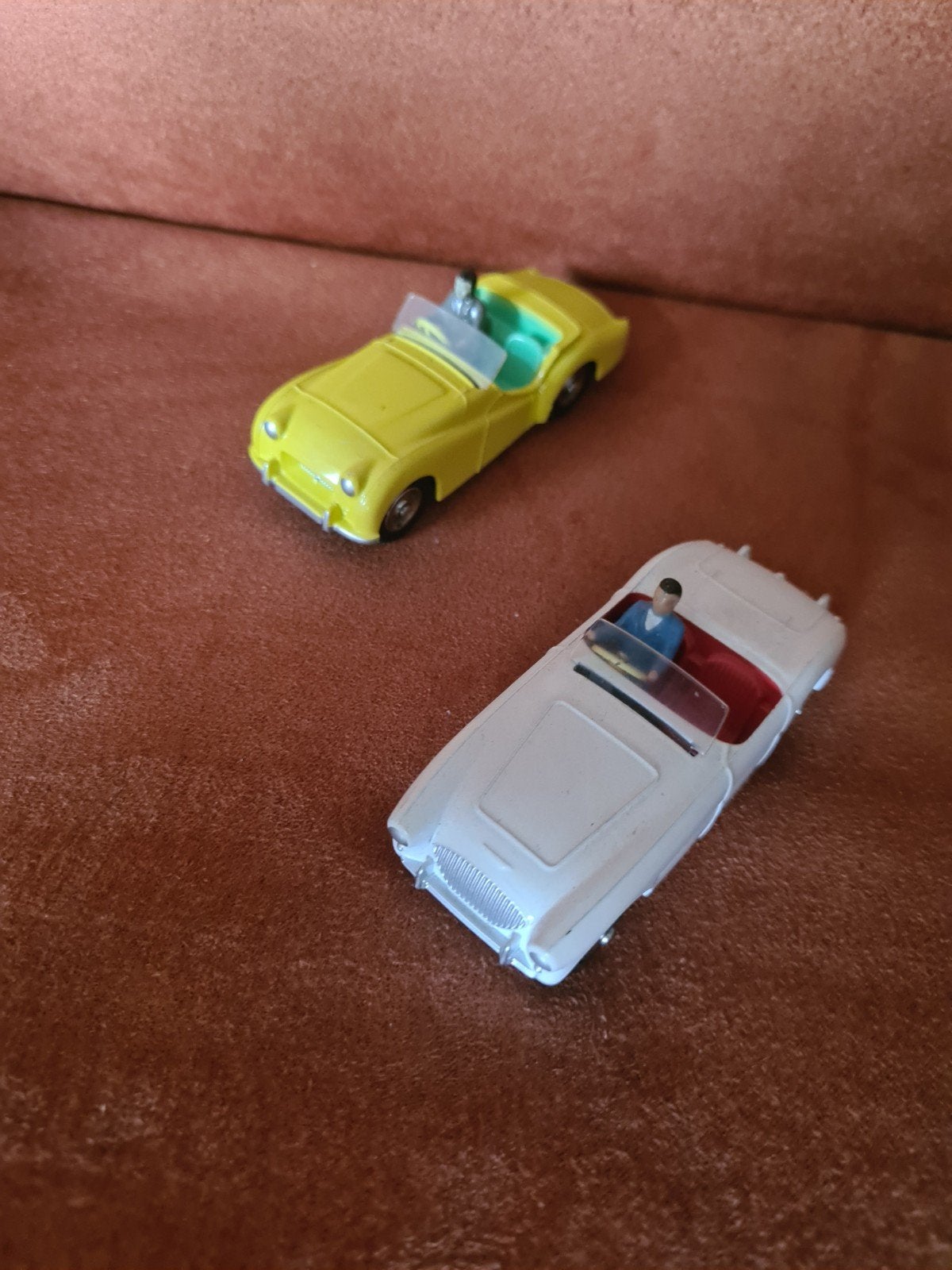 Dinky Toys Triumph TR2 & Austin Healey - Vintage Modelauto's, Overige merken, Gebruikt, 1:50 of kleiner, Auto