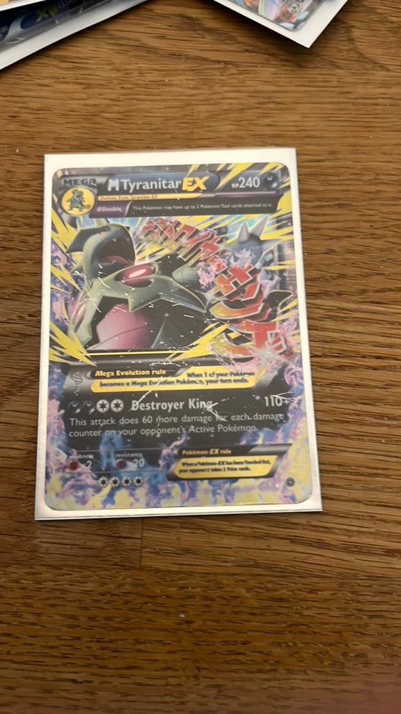 Mtyrantitar ex pokemon kaart, Ophalen, Zo goed als nieuw
