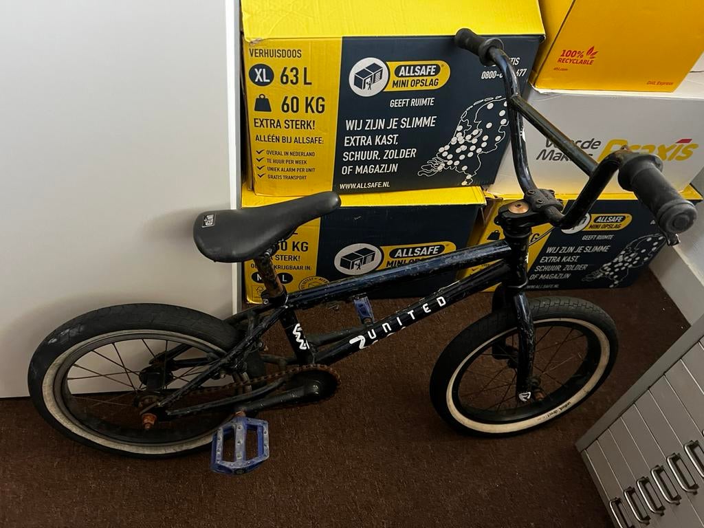 2018 United Recruit 16" BMX Bike Junior Boys Kids 16 Inch, Fietsen en Brommers, Ophalen, Gebruikt, Staal, 16 tot 20 inch