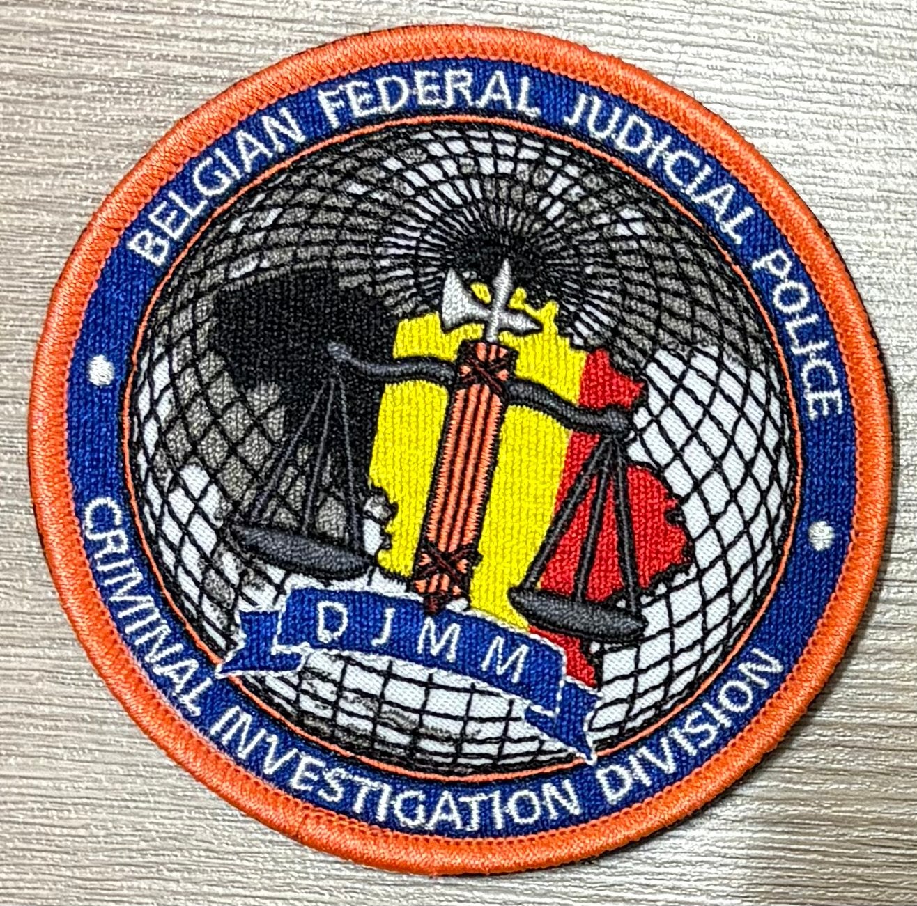 Politie patch, Ophalen of Verzenden, Overige soorten, Overige gebieden, Embleem of Badge