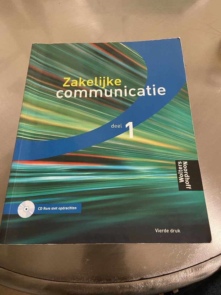 Zakelijke Communicatie deel 1, Ophalen of Verzenden, Alpha, Zo goed als nieuw, HBO