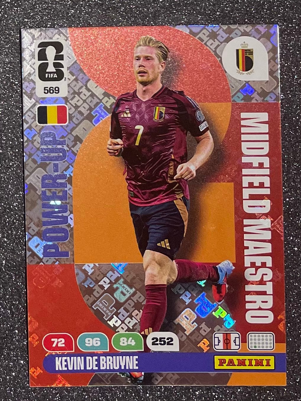 Panini WORLD CUP 2026   MIDFIELD MAESTRO  DE BRUYNE  BELGIUM, Verzenden, Zo goed als nieuw, Plaatje