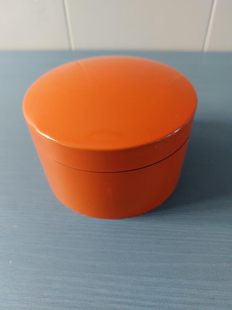 Retro oranje onderzetters in doos Laurids Lonborg Denmark, Ophalen of Verzenden, Overige typen