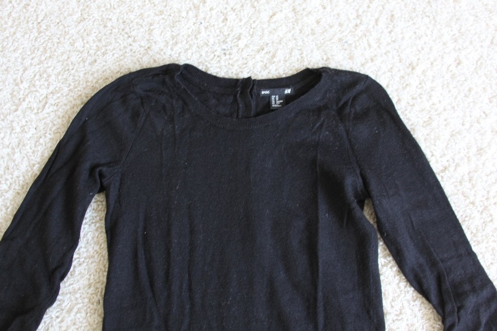 H&M Jurkje9 (XS) - 19 € 15,-, Kleding | Dames, Jurken, H&M, Zwart, Ophalen of Verzenden, Zo goed als nieuw