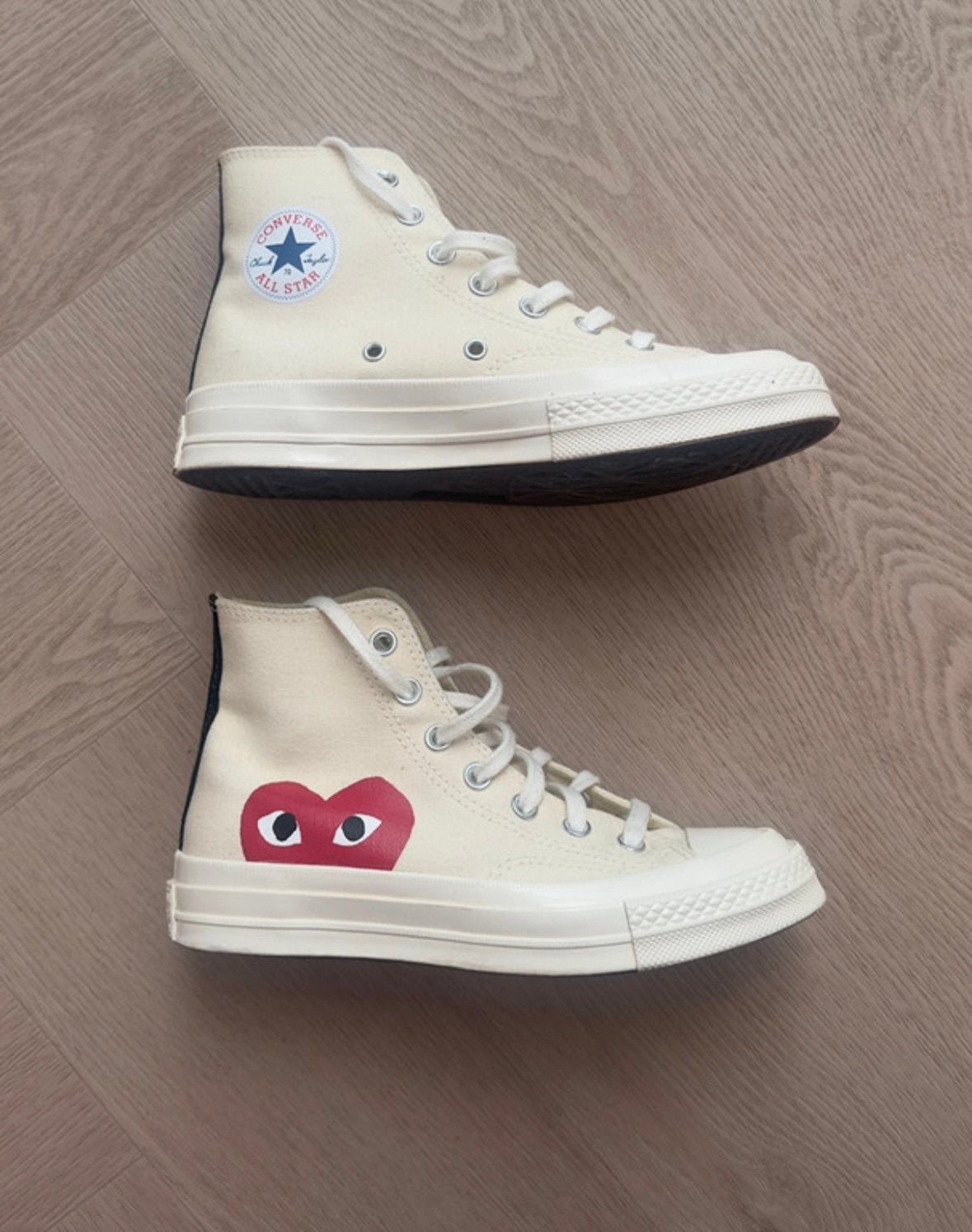 Converse Chuck Taylor All Star 70 High Off-White, Kleding | Dames, Ophalen of Verzenden, Zo goed als nieuw, Wit, Sneakers of Gympen