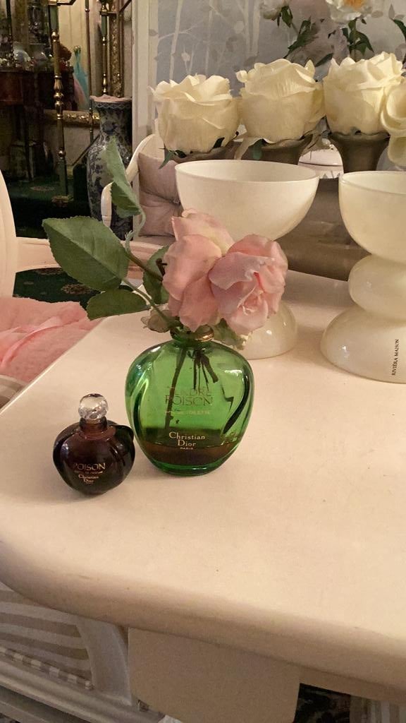 Cristiaan dior flesje parfum en fles gebruiken als vaas je, Verzenden, Zo goed als nieuw