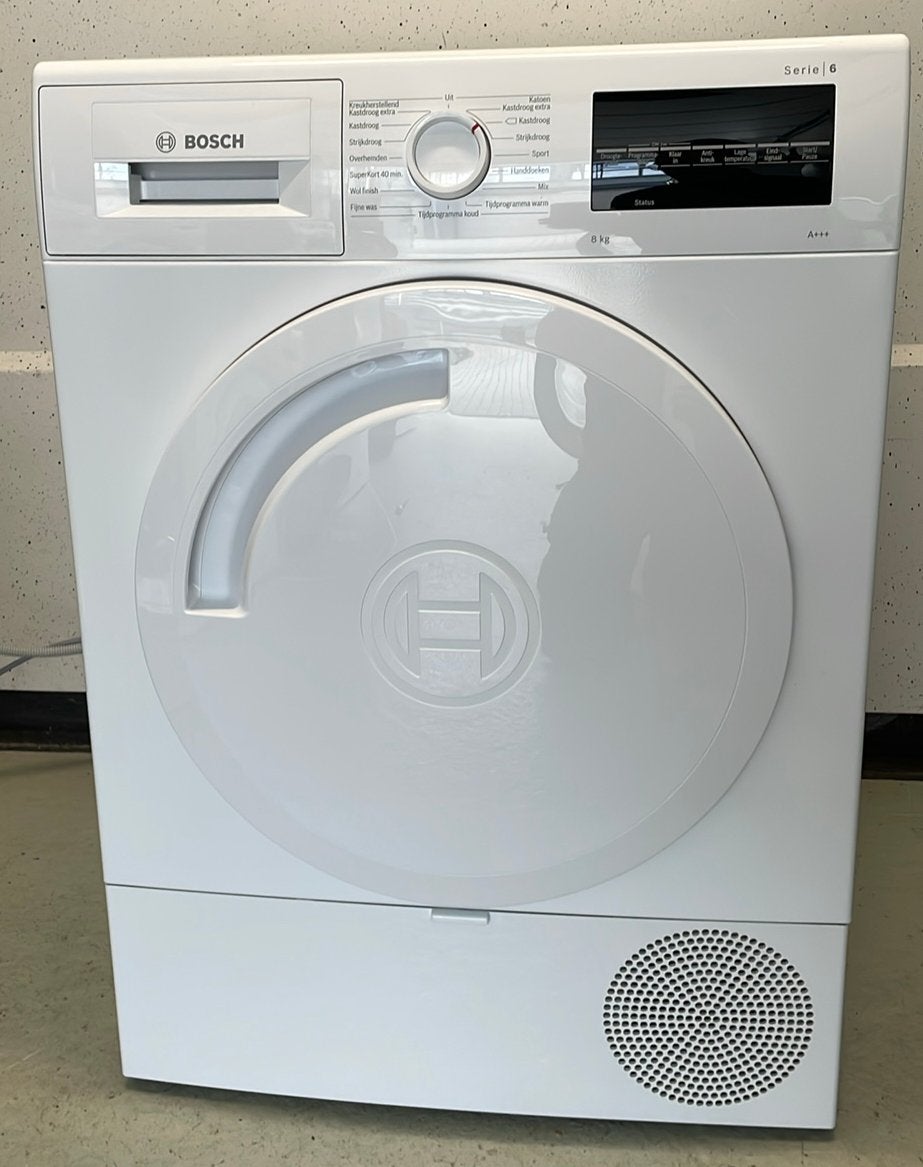 Bosch warmtepompdroger A+++ Garantie + Bezorging, Bosch, 6 tot 8 kg, Minder dan 85 cm, Contact@nl.bosch.com