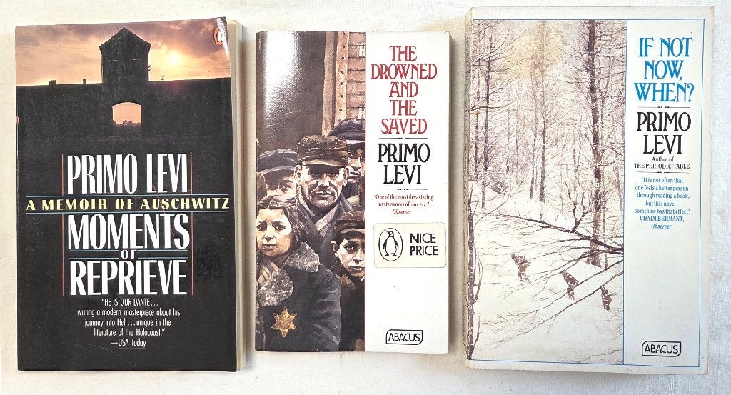 3 boeken van Auschwitz-overlevende Promo Levi over de sjoa, 20e eeuw of later, Primo Levi, Verzenden, Europa