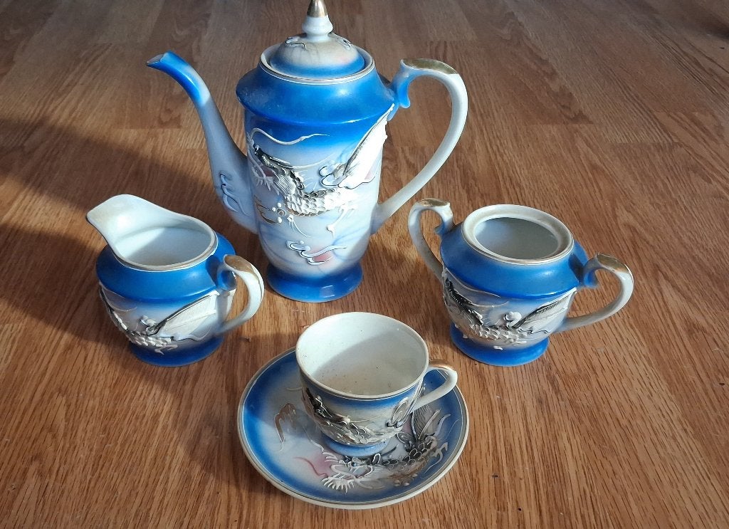 Servies Draak, Gebruikt, Overige typen, Ophalen of Verzenden, Overige stijlen