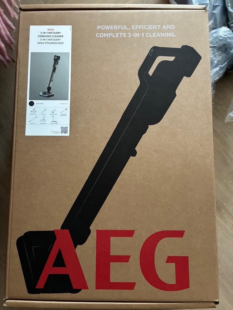 AEG Wet&Dry Draadloze Stofzuiger, Witgoed en Apparatuur, Stofzuigers, Ophalen, Stofzuiger, Nieuw, Minder dan 1200 watt