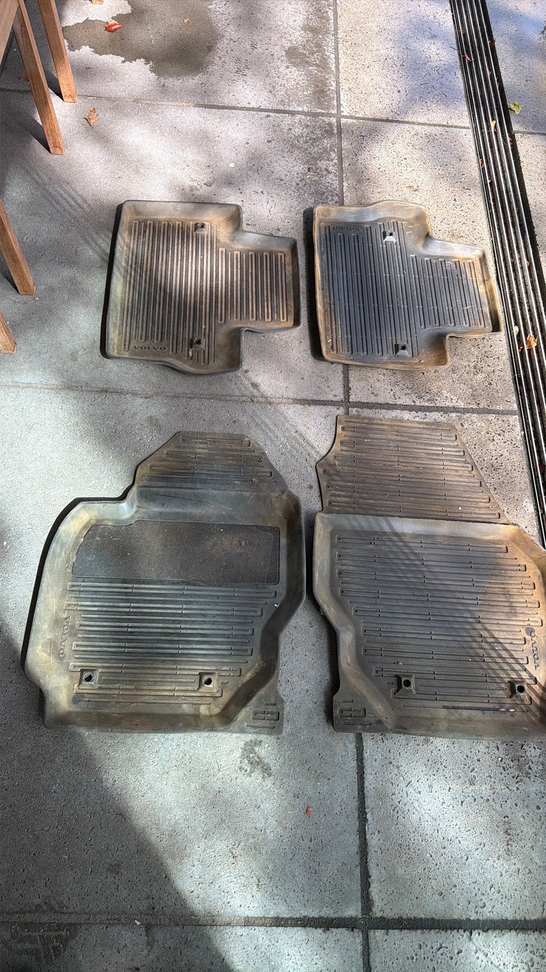 Volvo V70 rubbere automatten, Ophalen of Verzenden, Gebruikt