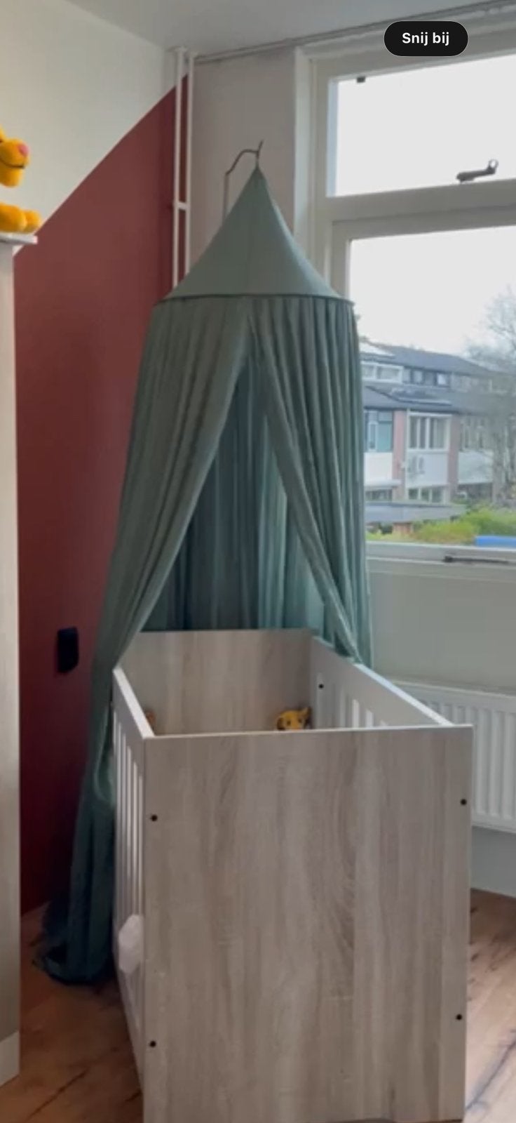 Klamboe + ophang stok, Ophalen, Zo goed als nieuw, Jongetje of Meisje