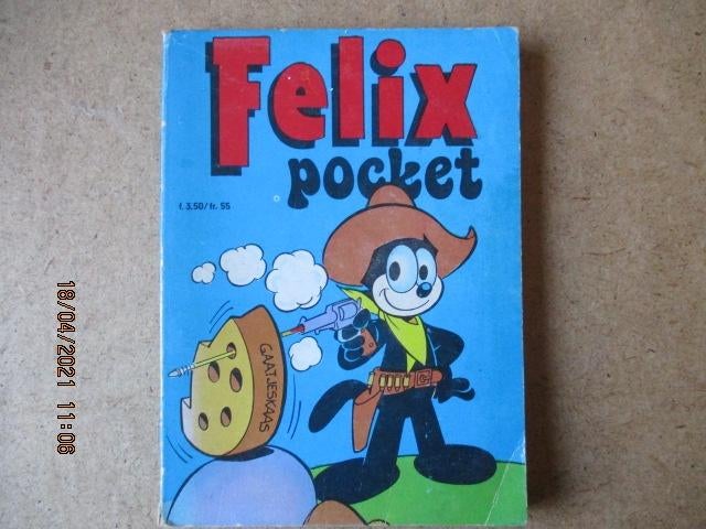 adv1378 felix de kat pocket 3, Eén stripboek, Ophalen, Gelezen