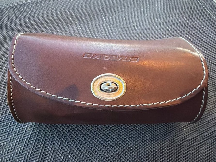 Vintage Batavus Leren Zadeltas / Fietstas, Fietsen en Brommers, Fietsaccessoires | Fietstassen, Ophalen, Gebruikt