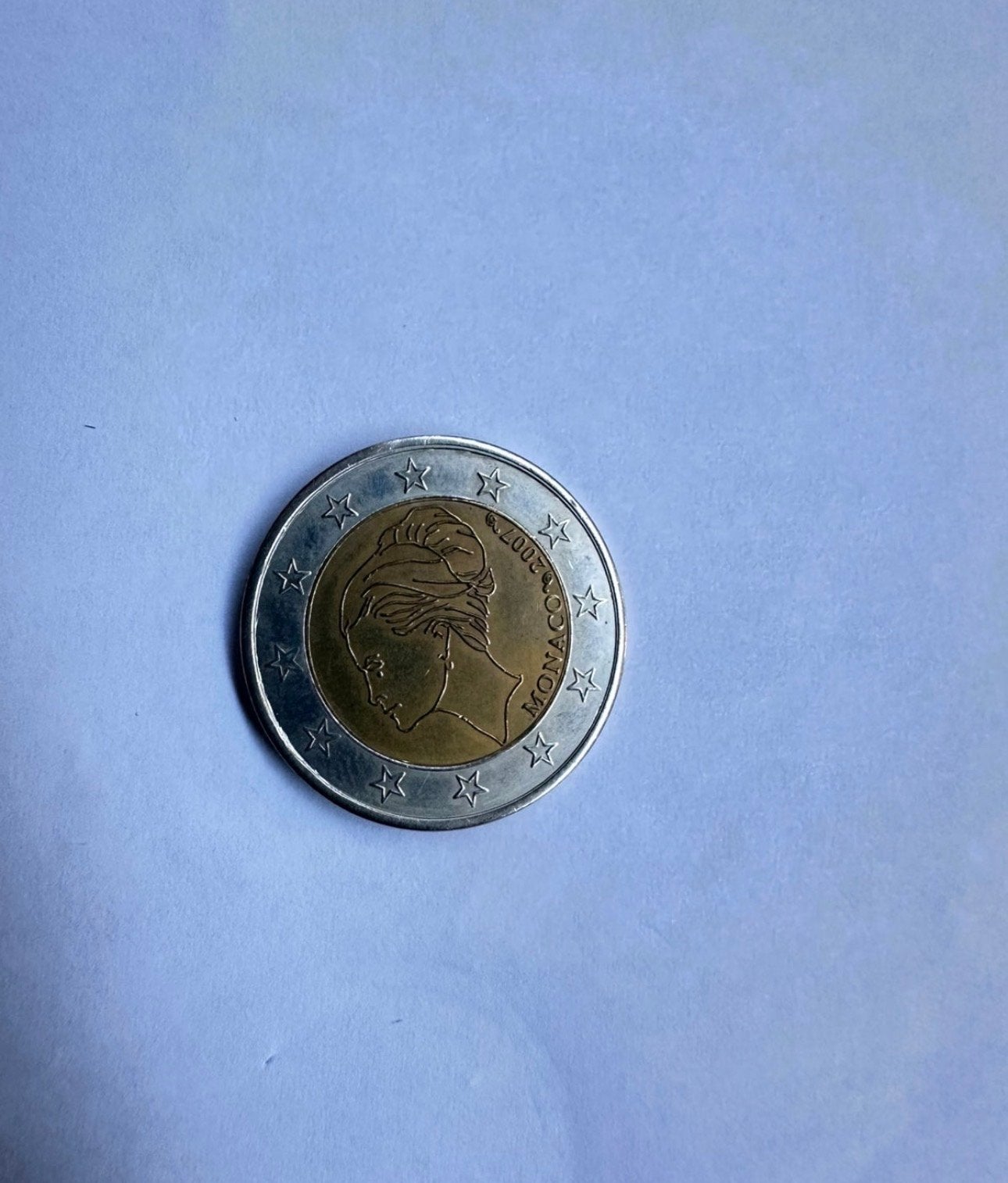 2 Euro probe Monaco 2007 - Prinses Grace Kelly, Ophalen of Verzenden, Monaco, 2 euro, Losse munt