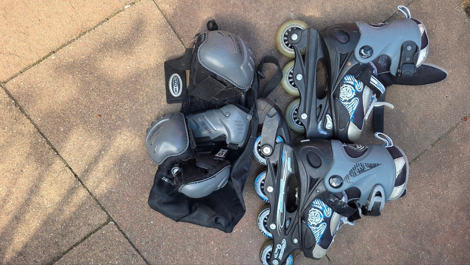 Bladerunner rollerscates met bescherming, maat 33-35, Overige merken, Verstelbaar, Kinderen, Ophalen of Verzenden