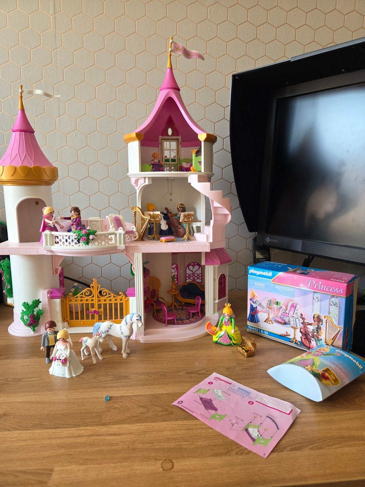 Playmobil Prinsessenkasteel 70452 met extra's, Kinderen en Baby's, Gebruikt, Complete set, Ophalen of Verzenden, Kasteel/Fort
