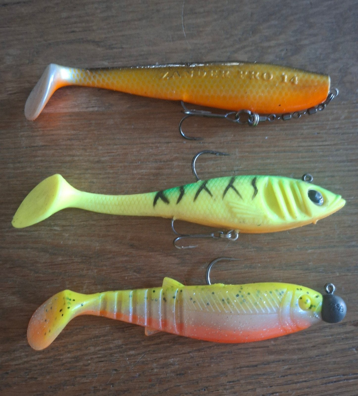 3 mooie snoek aasjes - perfect voor snoekvissen, Ophalen of Verzenden, Zo goed als nieuw