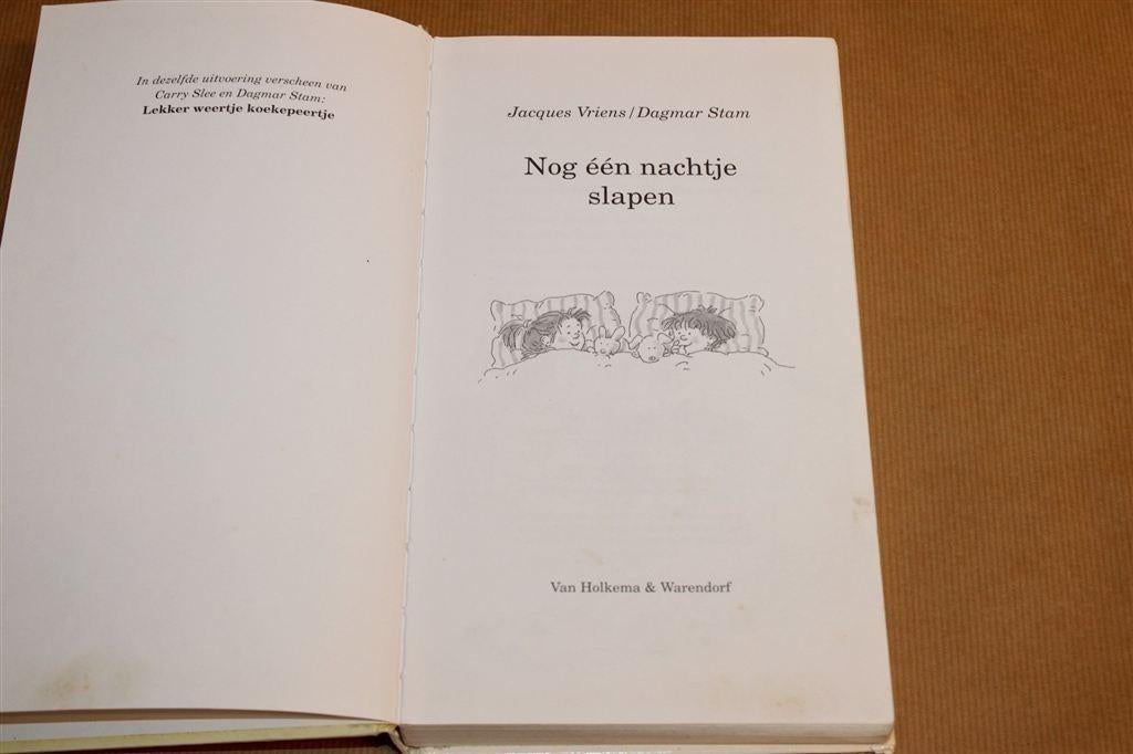 Nog Eén Nachtje Slapen — Jacques Vriens [1e druk 1996], Boeken, Ophalen of Verzenden, Gelezen, Fictie algemeen